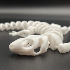 2.jpg STL file ARTICULATED LIZARD SKELETON - PRINT-IN-PLACE ARTICULATED SKELETON・3D printer design to download