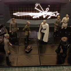 90354871_2750382625074283_6820399454638571520_n.jpg Archivo STL Pantalla de comando de Deathstar・Design para impresora 3D para descargar