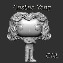 Cristina-Yang.jpg Download STL file Cristina Yang • 3D print model, GNL