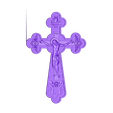 krest16.stl Archivo STL gratis Marco religioso cnc art router cruz jesucristo・Plan imprimible en 3D para descargar