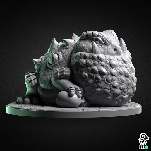 🐸 Giant Swamp Toad・ 3D File for 3D printing・Cults