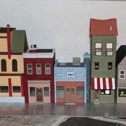 IMG_1775.JPG Free STL file Small Town USA - Diorama・3D print design to download