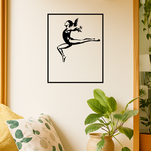 🎨 Simone Biles Simone Biles Wall Art Framed・ 3D File for 3D printing・Cults