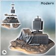 3.jpg Modern guard post with metal containers and high-mounted machine gun (1) - Cold Era Modern Warfare Conflict World War 3 RPG  Post-apo WW3 WWIII