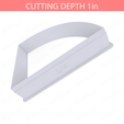 1-4_Of_Pie~4.5in-cookiecutter-only2.png Slice (1∕4) of Pie Cookie Cutter 4.5in / 11.4cm