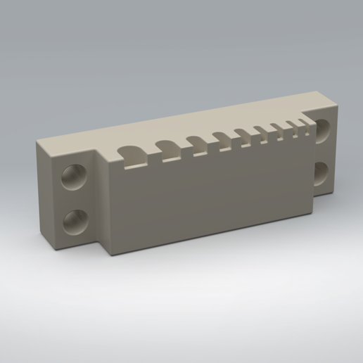 Hex Key Wall Mount Organizer - Allen Wrench Holder - Tool Storage - STEP STL