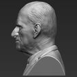 5.jpg Prince Philip bust 3D printing ready stl obj