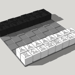Capture d’écran 2018-04-05 à 16.46.48.png Free STL file Chess 20mm hollow calibration cubes・3D printer design to download
