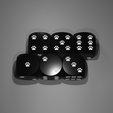 Kitty-Rounded-D6-2.png Kitty Cat Pawprint Dice D6