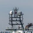 mast1.jpg AHTS ship mast - rc model boat mast with radar and sonar