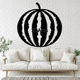 Watermelon6.png Pastèque 2D Wall Art/Window Art - Fichiers numériques STL & SVG pour l'impression 3D et la découpe laser