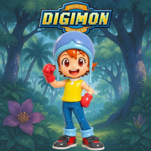 digimon Sora chibi 3D model