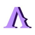 A_.stl Letters and Numbers GOD OF WAR Letters and Numbers | Logo