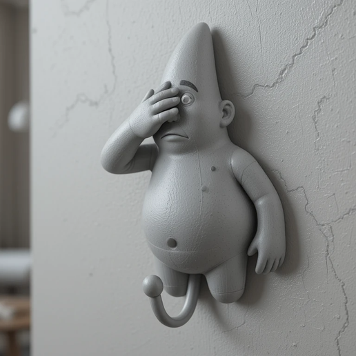 Cartonic Wall-Mounted Hook for Creative Home Organization