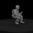 camera003.png WWII USMC Automatic Rifleman Kneeling
