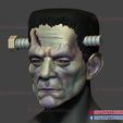 frankenstein_cosplay_mask_3dprint_file_09.jpg Frankenstein Cosplay Mask - Monster Halloween Helmet
