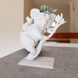 koala-on-tree-planter-5.png Koala on a tree planter pot flower vase stl 3d print file statue