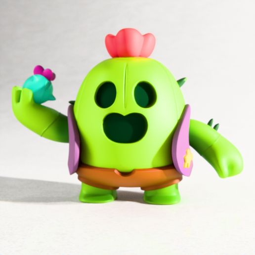 ⭐ Spike Brawl Star Fan Art Miniature・ STL File for 3D printing