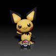 Pichu01.jpg Pikachu Evolution- FAN ART - POKÉMON FIGURINE - 3D PRINT MODELHERACROSS