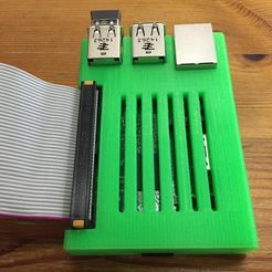 2015-07-23_22.14.15_display_large.jpg Fichier STL gratuit Framboise Pi 2 grande ouverture GPIO avec couvercle.・Objet pour imprimante 3D à télécharger