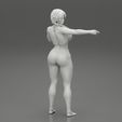 Girl-0009.jpg fighting woman posing said you are next 3D Print Model