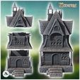2.jpg Large medieval house with awning and concave roofs (36) - Medieval Middle Earth Age 28mm 15mm RPG Shire