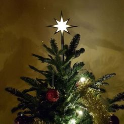 20181216_171805.jpg Fichier STL Shinning christmas tree star・Modèle à télécharger et à imprimer en 3D