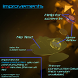 improvements.png Fichier STL gratuit Masque 3D NanoHack amélioré (version de production de masse)・Modèle à télécharger et à imprimer en 3D