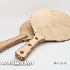3419cebe80b564d25c22ebf13c236d01_display_large.jpg Free STL file Beach Ball Bat cnc/laser・3D printer model to download
