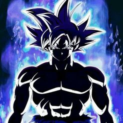 goku ultrainstinto2.jpg Archivo STL gratuito Silueta Gokú Ultrainstinto・Idea de impresión 3D para descargar