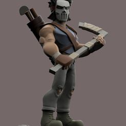 Casey-Jones.jpg STL file Casey Jones・3D printing template to download