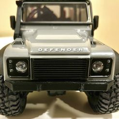 IMG_0892.jpg STL-Datei Traxxas Trx4m Defender Frontstoßstange und Grill・Modell zum Herunterladen und 3D-Drucken