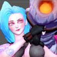 25.jpg JINX LEAGUE OF LEGENDS PRETTY sexy GIRL GAME ANIME CHARACTER LOL