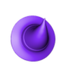 hat_witch.stl Lindo Alien Miniatura - Sombrero de Bruja - Chibi