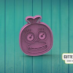 CUTTERDESIGN J COOKIE CUTTER MAKER ¢ Chica the Chicken Five Nights at Freddy's FNaF