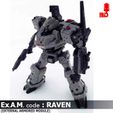 17.jpg Armored Core Last Raven Mecha  3DPrint Articulated Action Figure