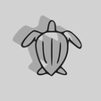 Sea-turtle.png Sea turtle decoration - 2D Art