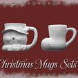 1.jpg Snowman & Boot Christmas Mug Set – Festive Miniature Cups for Dollhouses and Dioramas