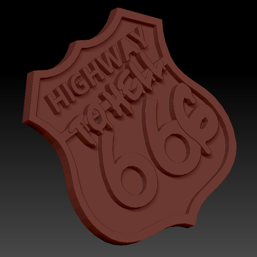 Descargar archivo STL Autopista al infierno 666 • Diseño para impresión ...