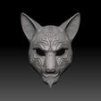 2.jpg Kitsune Fox Mask STL - Máscara Humana - Fantasía Estilo Japonés - Imprimible 3D