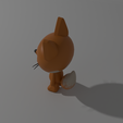 4.png Cute Fox figure 3D Printable