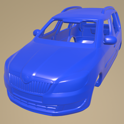 c04_013.png STL file Skoda Praktik 2011 Printable Car Body・3D printable model to download