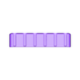 a1c-rack.stl Tube Rack with label storage