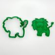 Lion.jpg Animal Cookie Cutters Pack