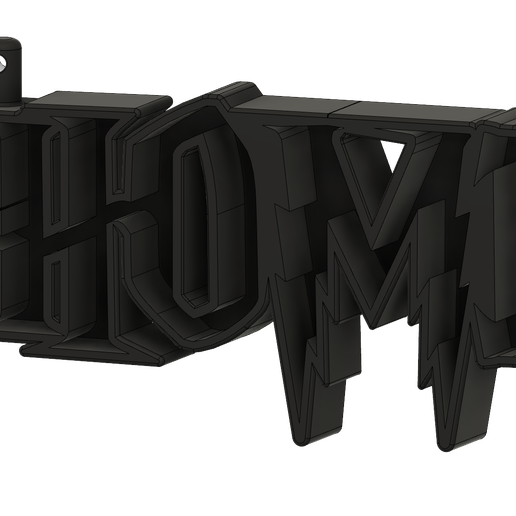 Home-KeyChan-Harry-Potter-Frame-Ganci-v1.png STL file Home Keychain Harry Potter・3D printer design to download, Upcrid