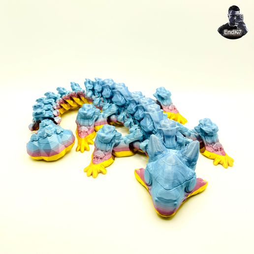 STL file Baby Favorite Dragon - ARTICULATED TOY - PRINT IN PLACE - NO ...