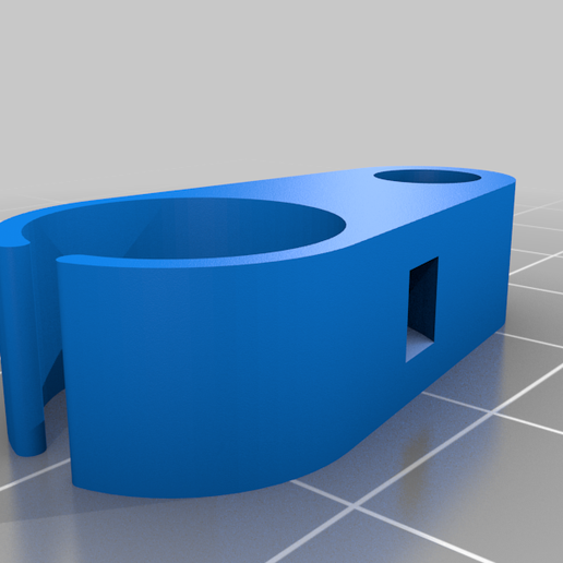 Soldering fume sucker clip (parametric) 3D model