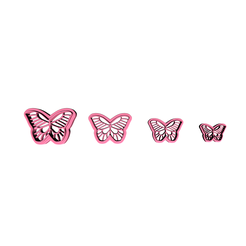 mariposa.png STL file polymer clay cutter・3D printer design to download, CristinaUY