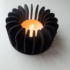 Candle_Holder_1_A.jpg Бесплатный STL файл Подставка для свечи・Шаблон для загрузки и 3D-печати