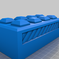 Legio_Block.png Download free STL file Legio Block Tank Trap Barrier for Wargaming (stackable) • 3D printing design, 40Emperor